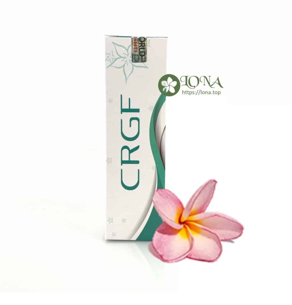 Hình ảnh từ liệu trình sử dụng dưỡng chất CRGF cho da minh chứng cho điều trị sẹo rỗ tại Rạch Giá, với sản phẩm trị sẹo rỗ tốt nhất góp phần tái tạo làn da mượt mà, qua đó nâng cao uy tín của địa chỉ trị sẹo rỗ Rạch Giá.