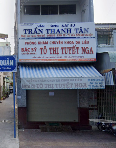 Phòng Khám Da Liễu – BS Tô Thị Tuyết Nga (phòng khám da liễu Cà Mau)