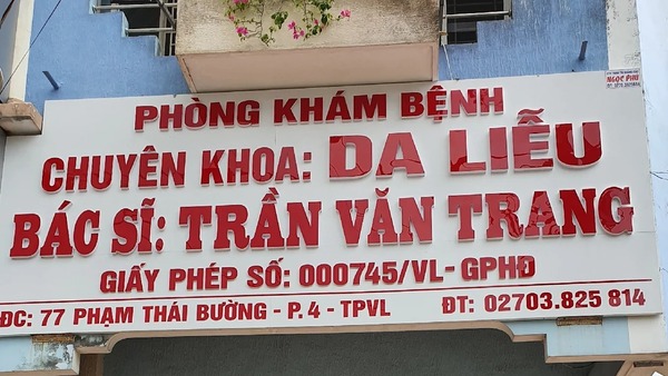 Phòng khám chuyên khoa da liễu Bác sĩ Trần Văn Trang