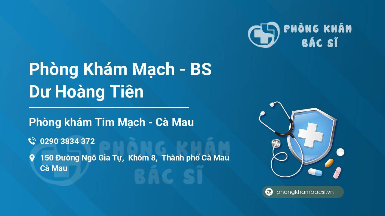 Bác sĩ Dư Hoàng Tiên - bác sĩ da liễu ở Cà Mau