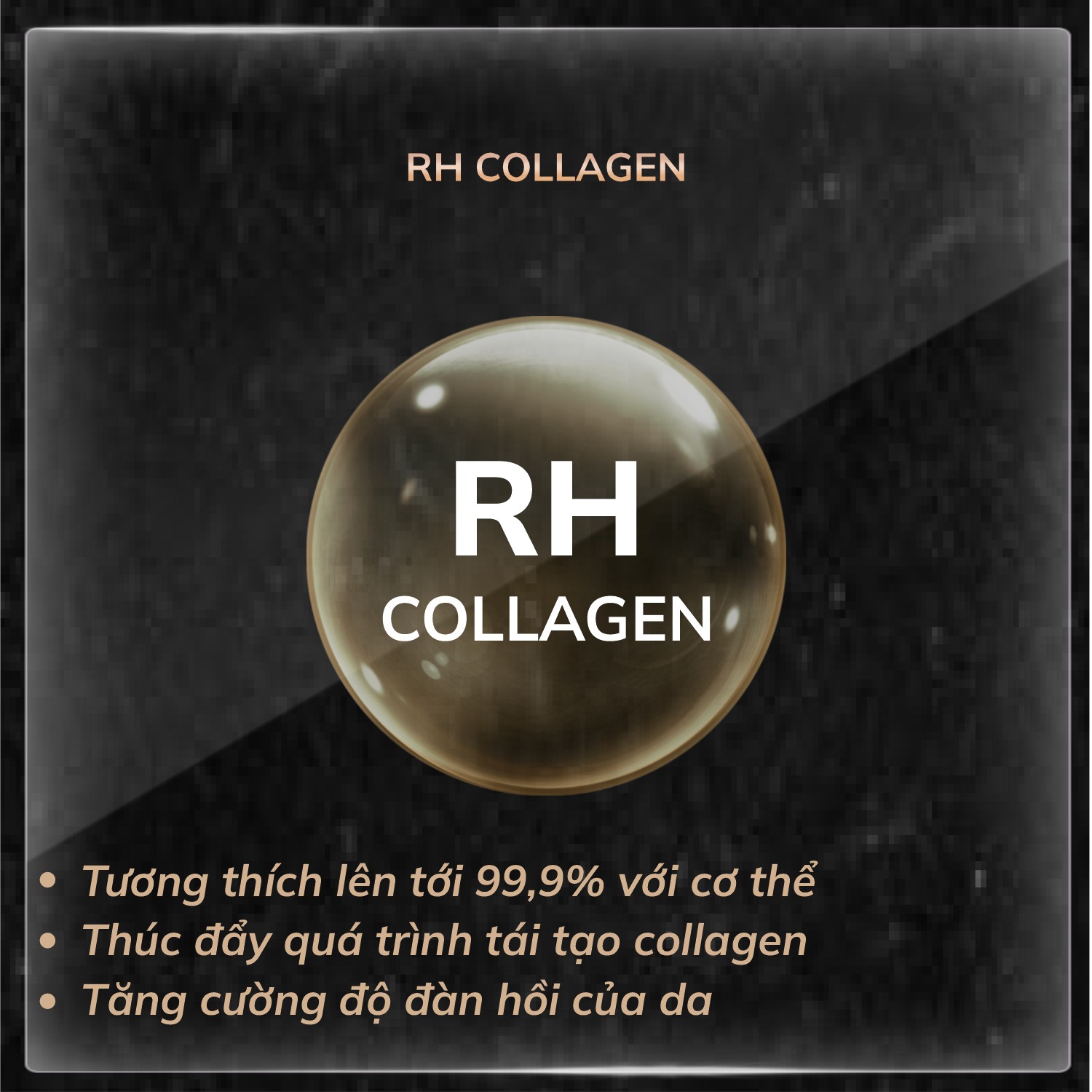 Karisma Rh Collagen tương thích với collagen người lên đến 99,9%
