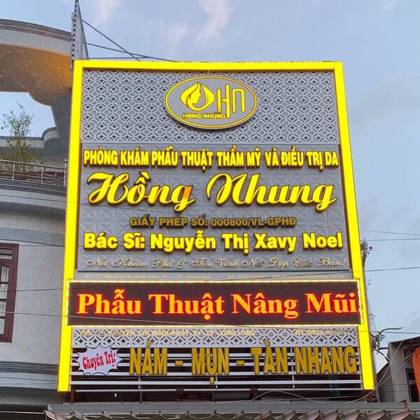 Thẩm mỹ viện HỒNG NHUNG - VĨNH LONG